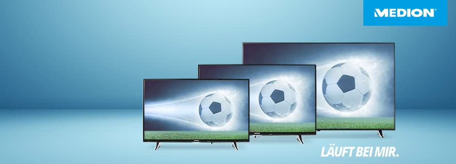 Spart jetzt 150€ beim Kauf der neuen 4K-TV-Geräte bei MEDION