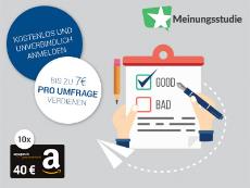 Meinungsstudie-Gewinnspiel Meinungsstudie-Gewinnspiel